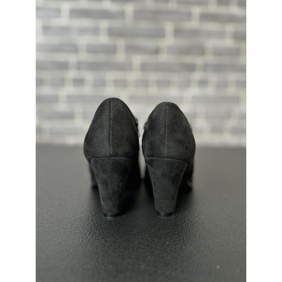 Journee Collection Sanzi Ankle Boots Women's Round Toe Black Size 6 - Picture 4 of 11